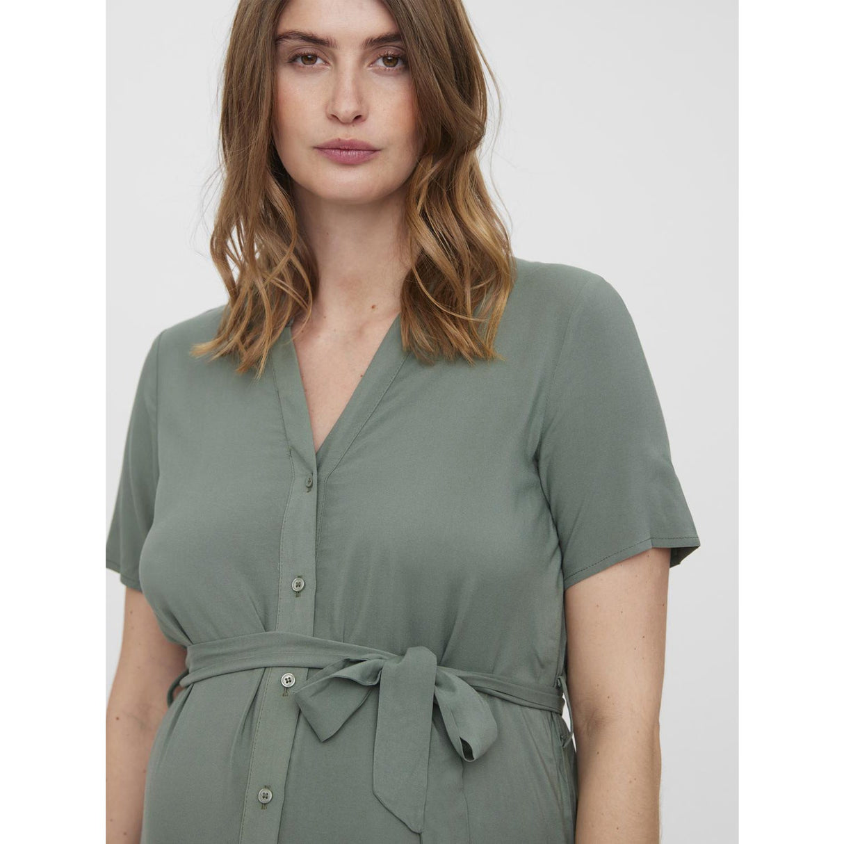 Vero Moda Maternity Laurel Wreath Vica Skjorte Kjole Noos