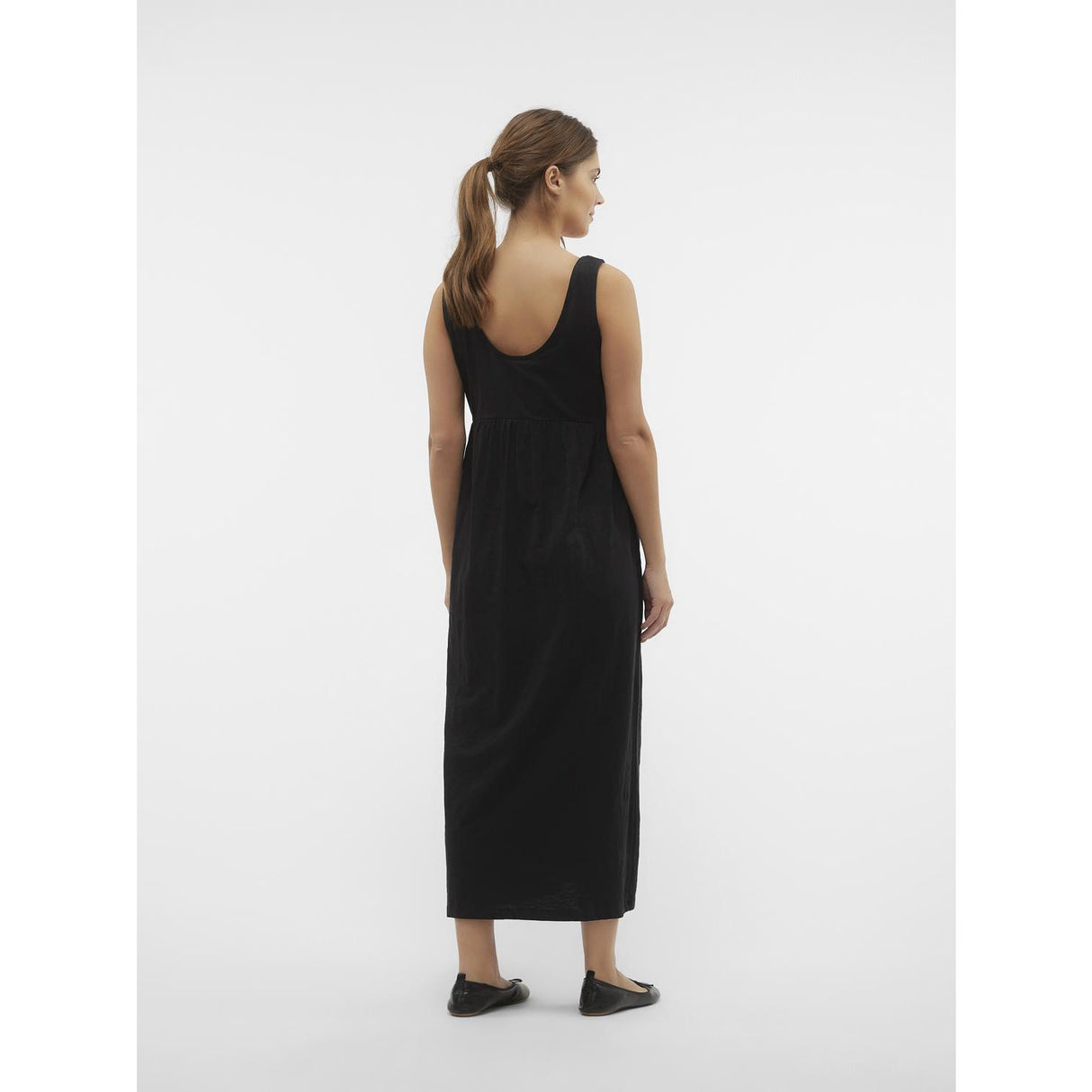 Mama;licious Black Mlevi Lia Sl Jrs Ankle Kjole 2F Noos