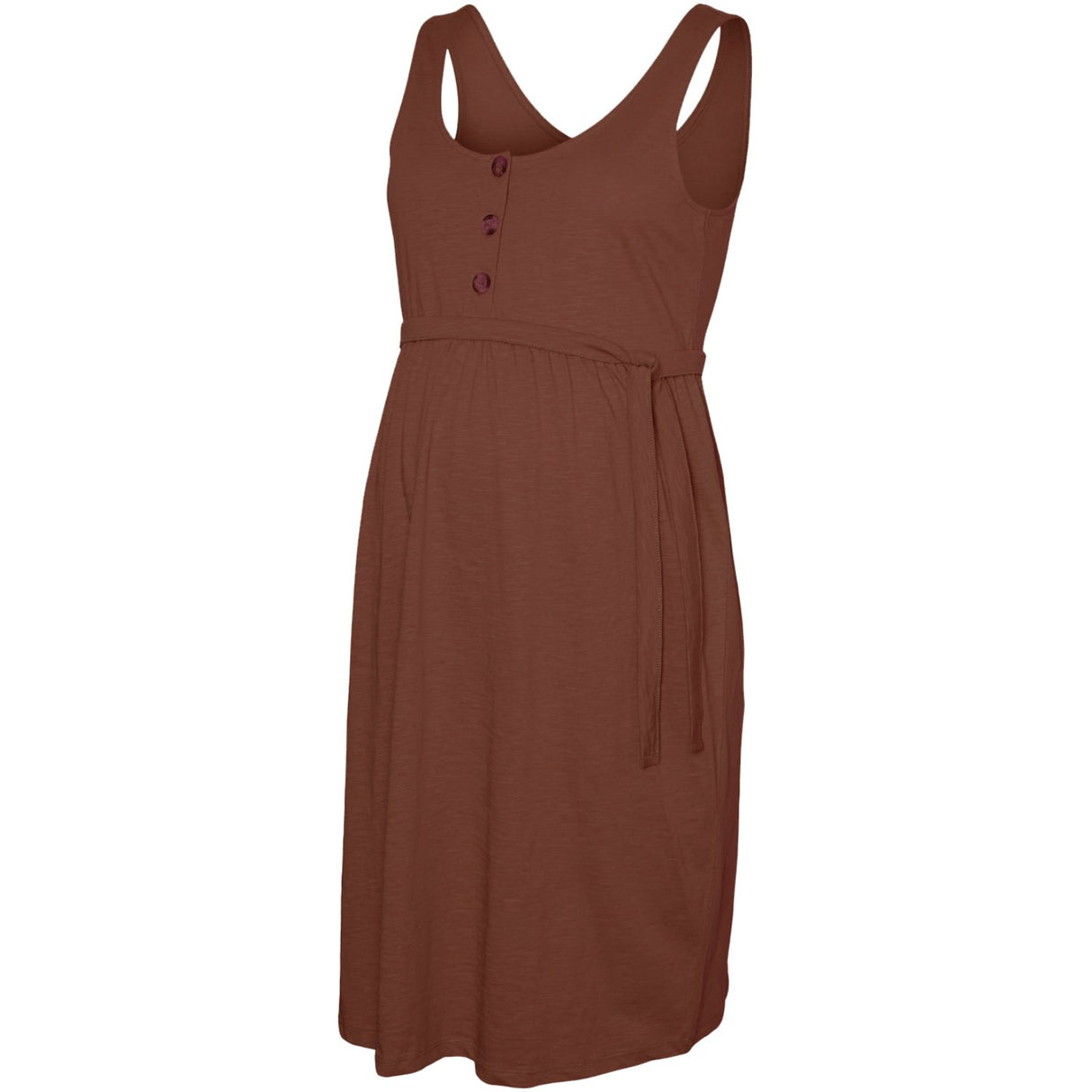 Mama;licious Mahogany Mlivy Lia Sl Jrs Abk Kjole 2F Noos