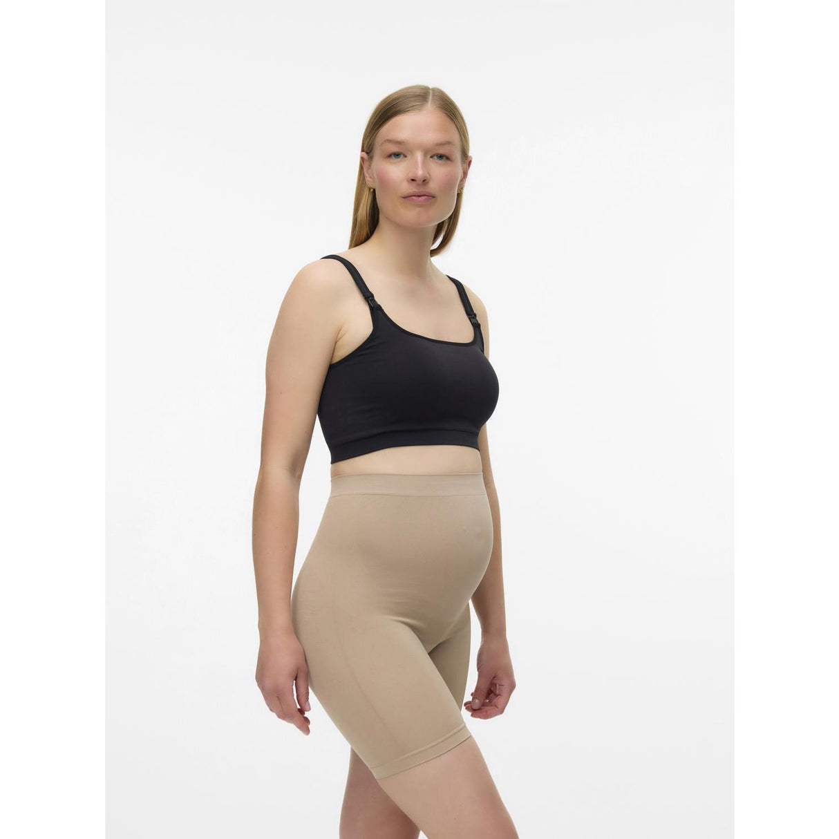 Mama;licious Silver Mink Black Mlamiya New Hotpants 2-Pakning Noos