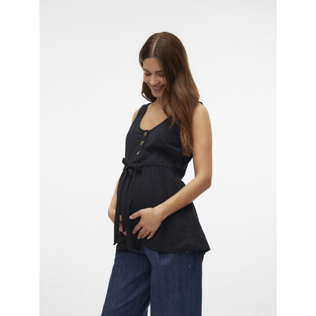 Mama;licious Black Mlevi Lia Sl Jrs Topp 2F Noos