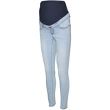 Vero Moda Maternity Light Blue Denim Vmmtanya S Piping Jeans Vi352 Ga Noos "32