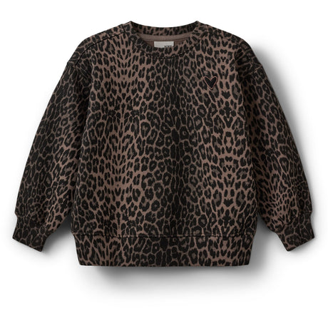 Sofie Schnoor Aop Leopard ElisSK Kids Collegegenser
