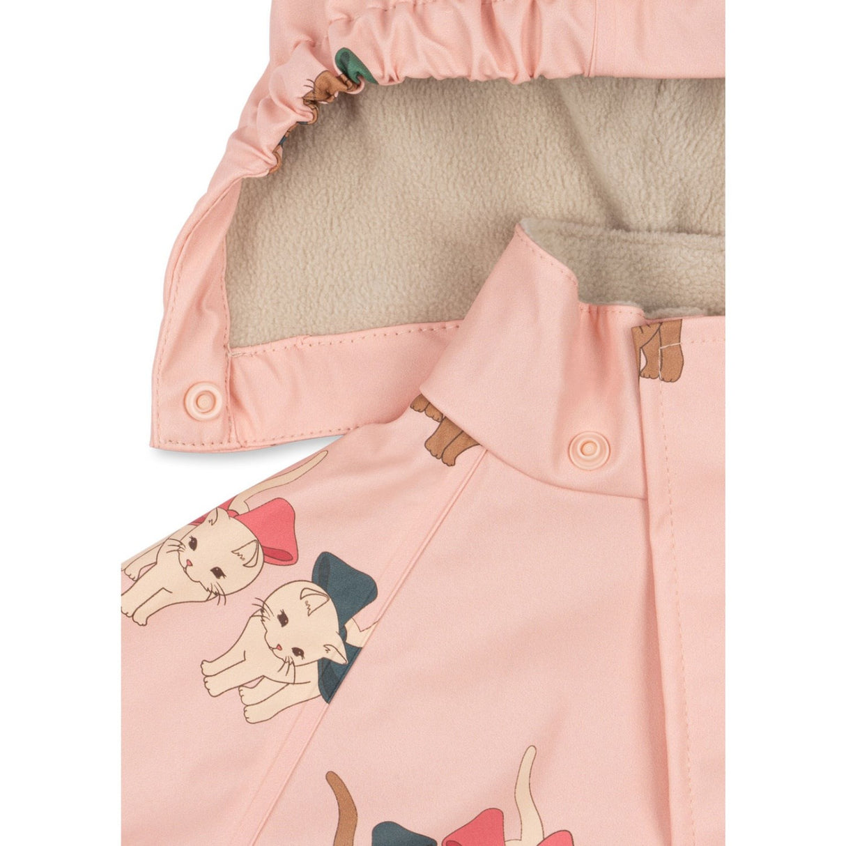 Konges Sløjd Bow Kitty Pink Rainy Palme Sett Girl