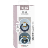 Bibs Baby Blue Smokk Studio Colour 2-Pakning Fusion Latex Petrol Mix