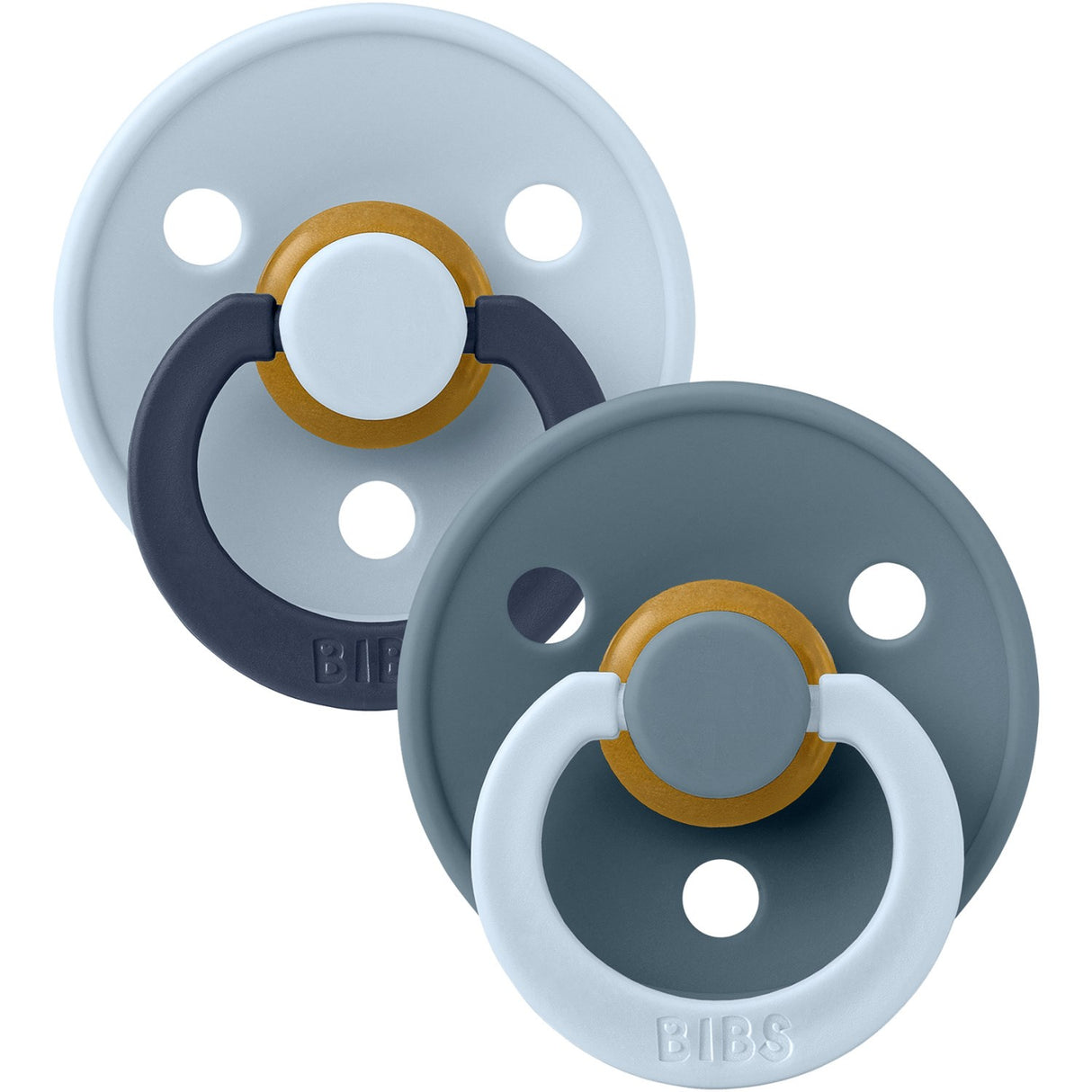 Bibs Baby Blue Smokk Studio Colour 2-Pakning Fusion Latex Petrol Mix