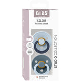Bibs Baby Blue Smokk Studio Colour 2-Pakning Fusion Latex Petrol Mix