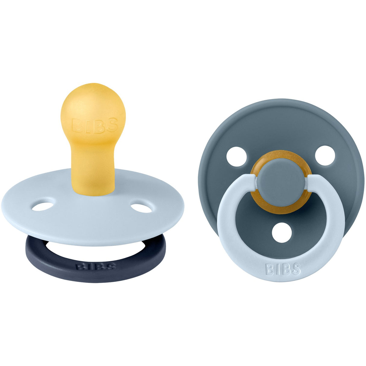 Bibs Baby Blue Smokk Studio Colour 2-Pakning Fusion Latex Petrol Mix