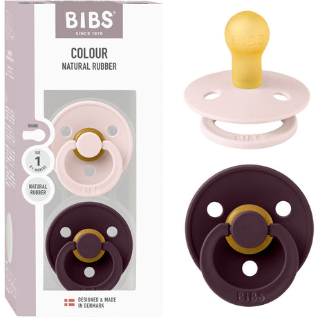 Bibs Petal Smokk Colour 2-Pakning Latex Plum