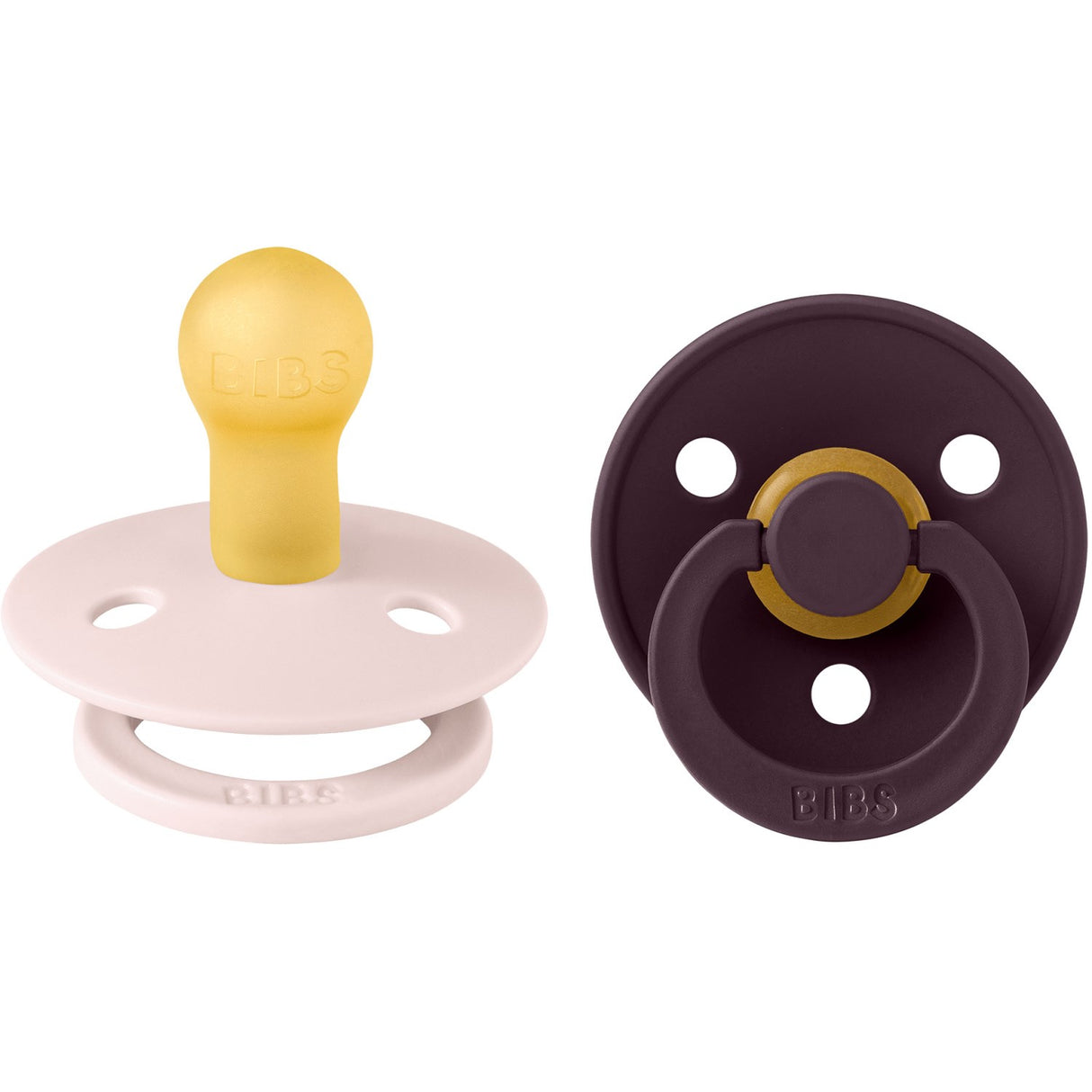 Bibs Petal Smokk Colour 2-Pakning Latex Plum