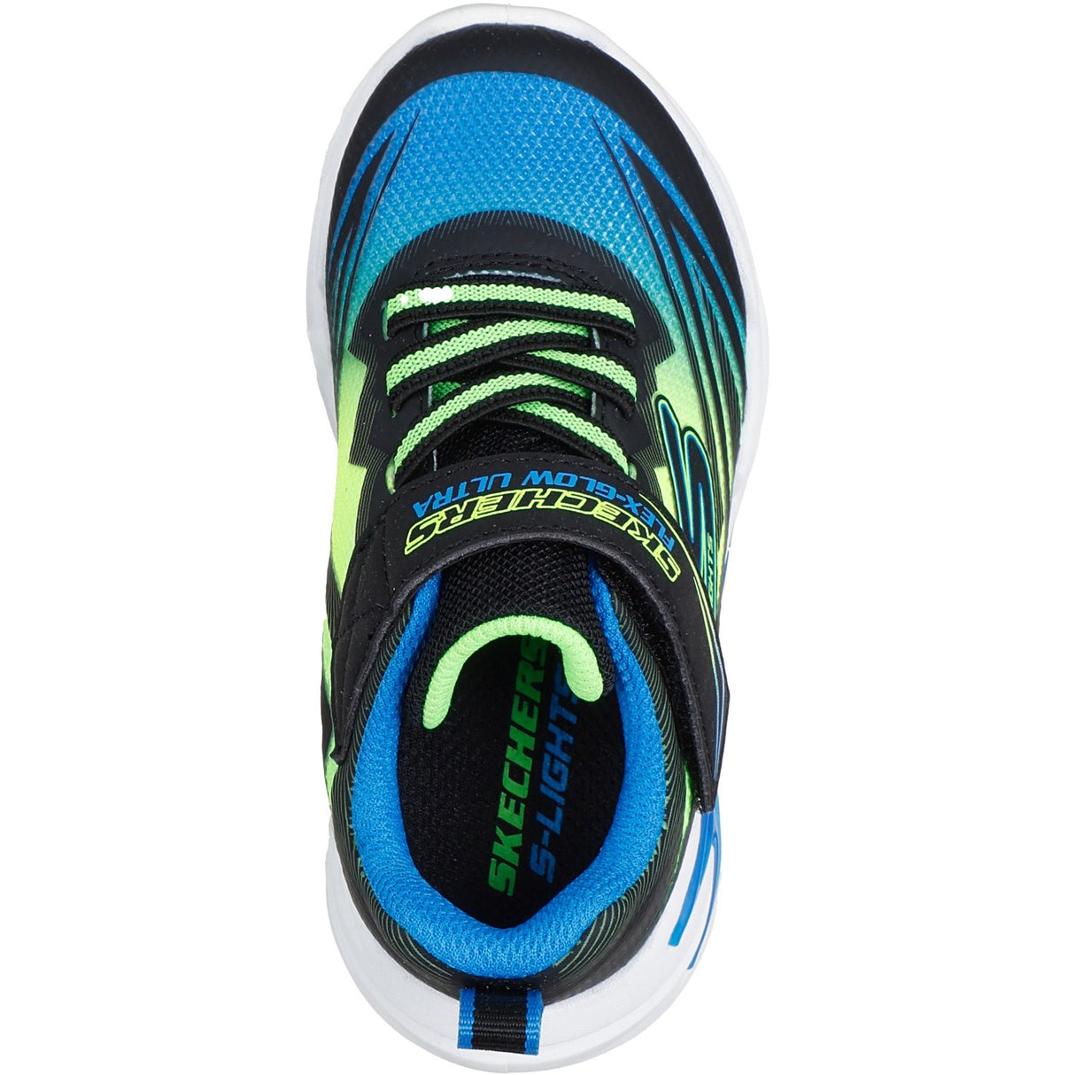 Skechers Black S Lights Flex-Glow Ultra