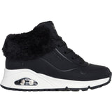 Skechers Black Uno Gen1 Comfort Kicks
