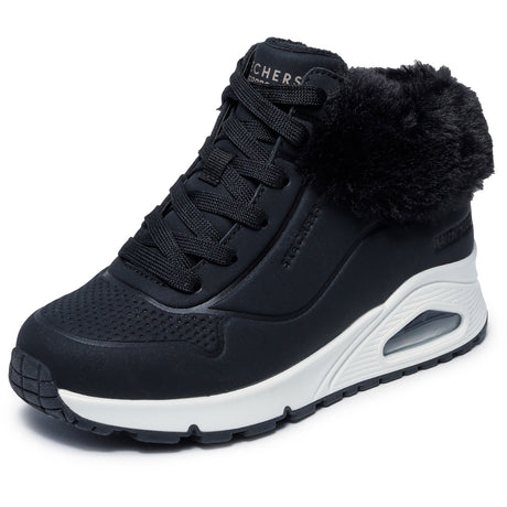 Skechers Black Uno Gen1 Comfort Kicks