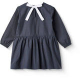 COPENHAGEN COLORS Brown/Blue Check Comb. Checkered Kjole W. Backside Bue