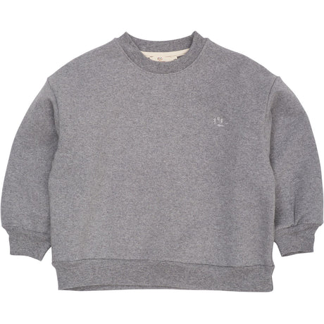 COPENHAGEN COLORS Dk Grey Mel Classic Collegegenser W. Logo Embroidery