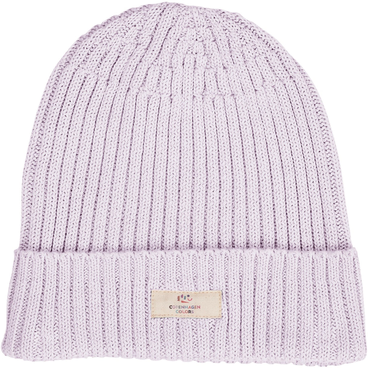 COPENHAGEN COLORS Lavender Bomull Strikket Classic Beanie