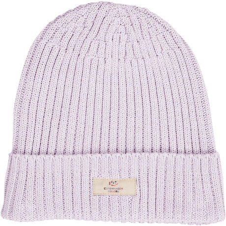 COPENHAGEN COLORS Lavender Bomull Strikket Classic Beanie