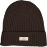 COPENHAGEN COLORS Dk Brown Bomull Strikket Classic Beanie