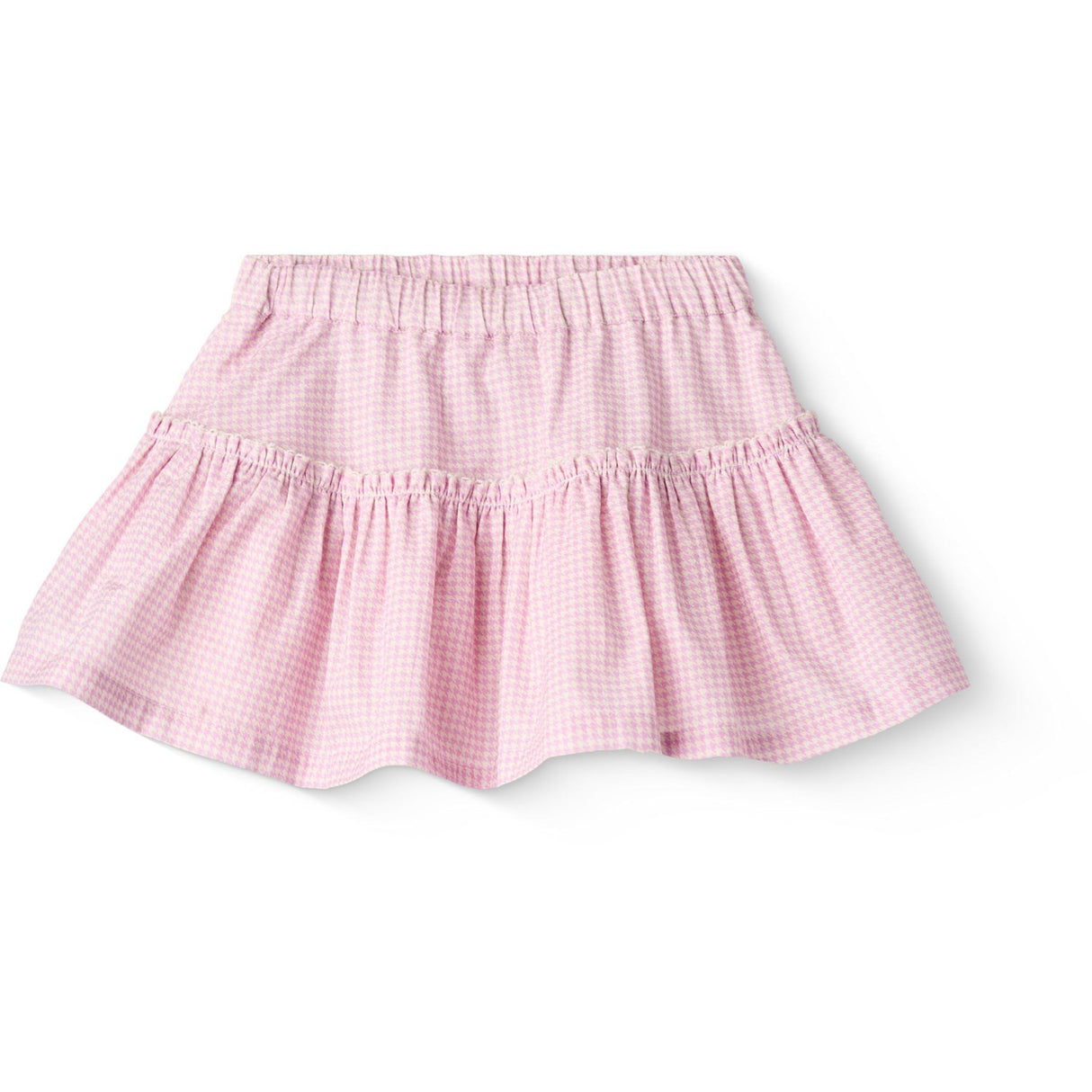 COPENHAGEN COLORS Syringa Comb. Houndstooth Skjørt W. Tyll