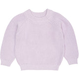 COPENHAGEN COLORS Lavender Strikket Classic Rib Bluse