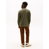 Tommy Hilfiger Pewter Green Essential T-Shirt Ls