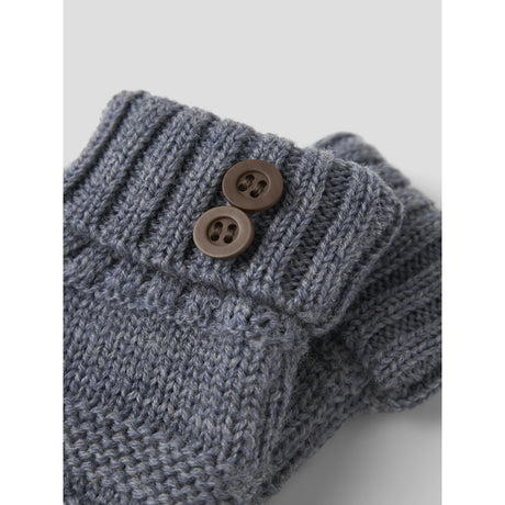 Name It Folkstone Gray Nbmwrilla Ull Strikk Tøfler