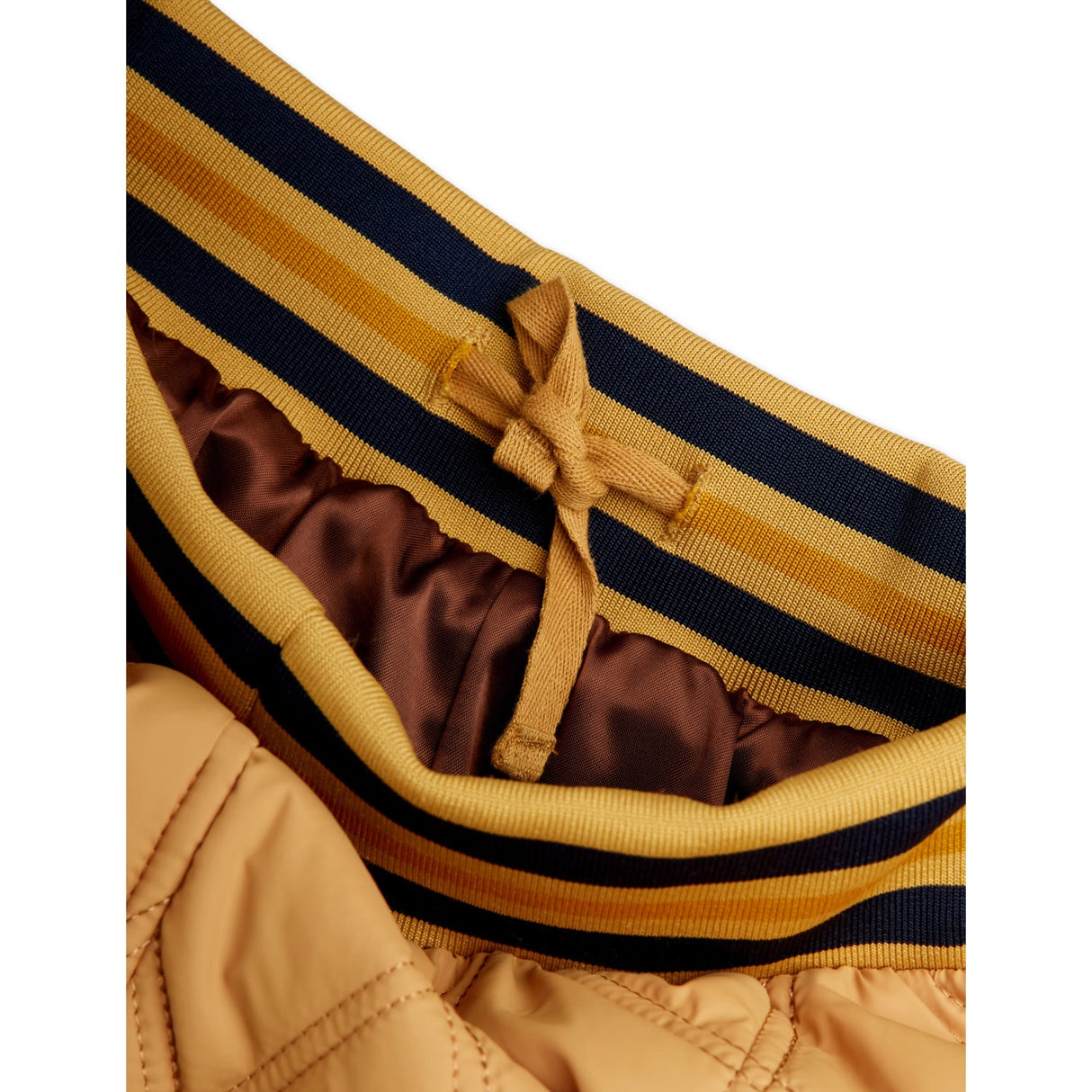 Mini Rodini Beige Ritzratz Patch Vattert Outerwear Trousers