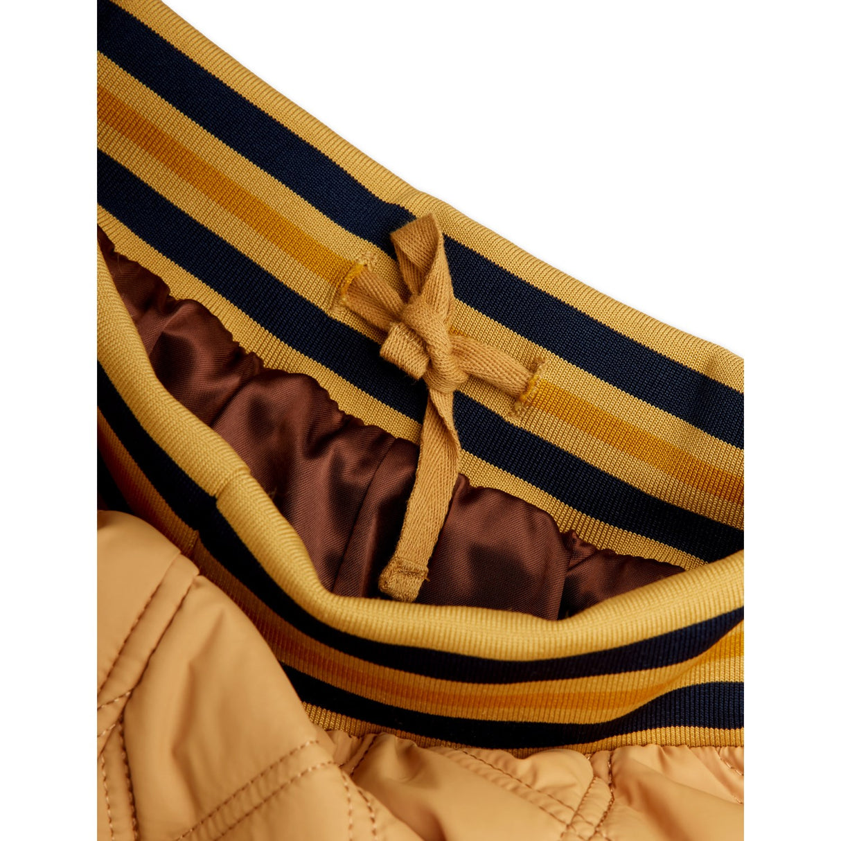 Mini Rodini Beige Ritzratz Patch Vattert Outerwear Trousers