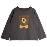 Mini Rodini Grey Bjørn Sp Ls Topp