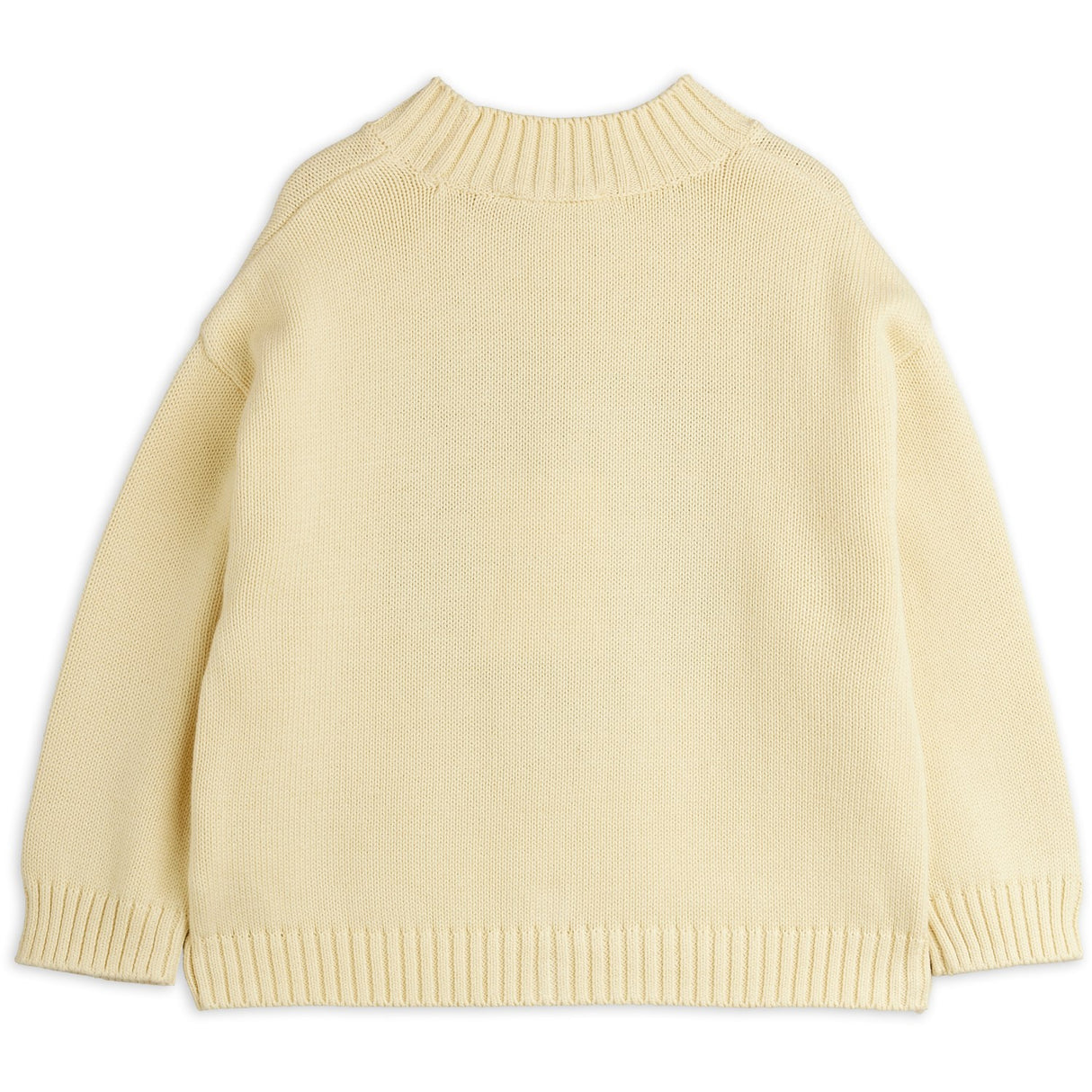 Mini Rodini Off-white Bjørn Intarsia Strikk Sweater