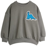 Mini Rodini Grey Dino Patch Collegegenser