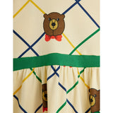 Mini Rodini Off-white Bjørn Check AOP Ls Kjole