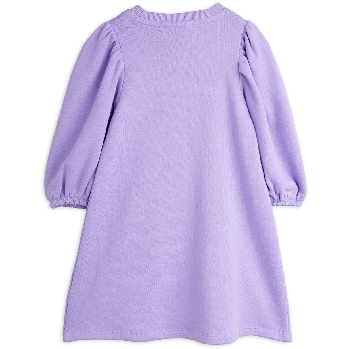 Mini Rodini Purple Cat Med Bowtie Chenille Sweatdress