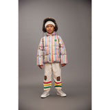 Mini Rodini Off-white Bjørn Stripe Sweatpants