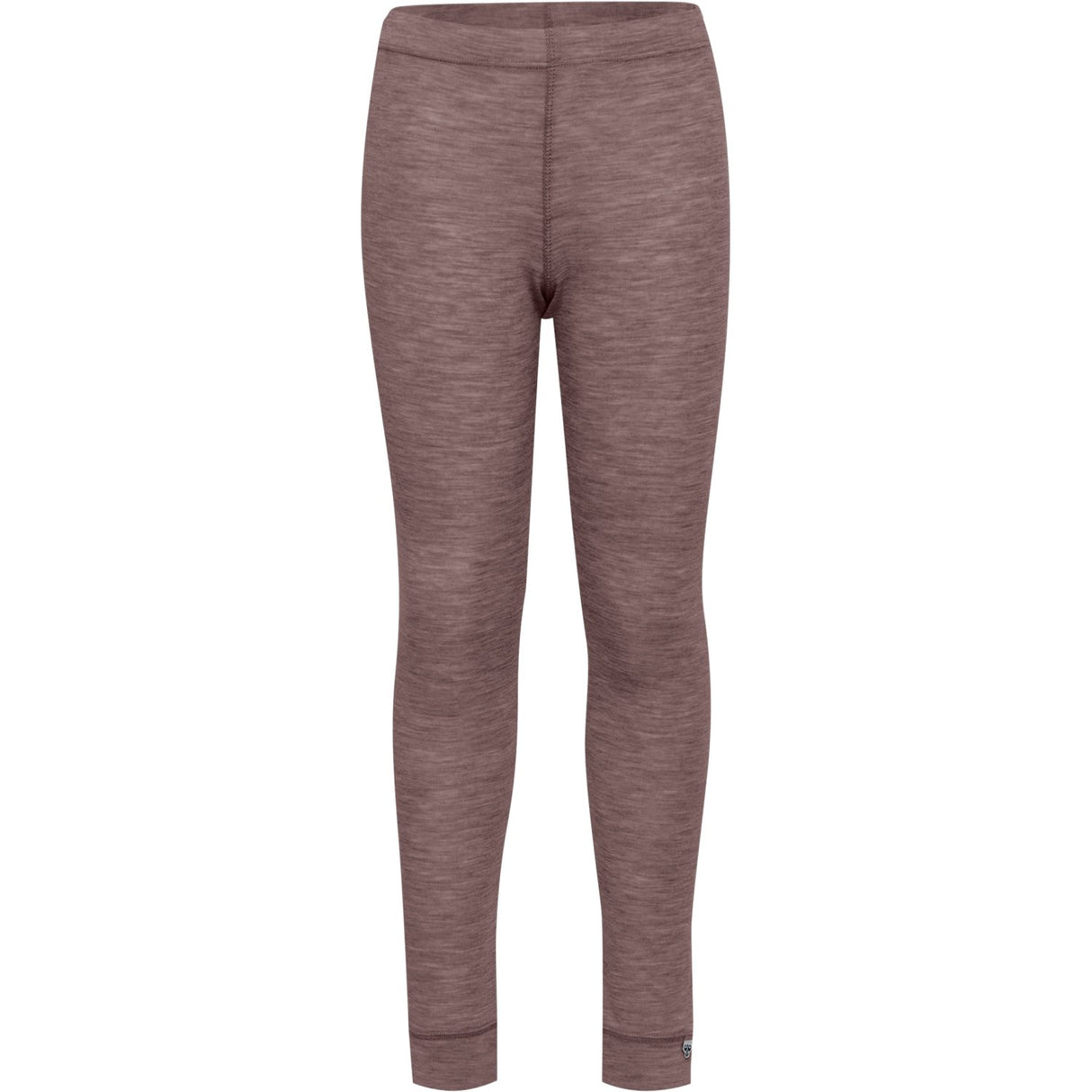 Hummel Twilight Mauve Jr Ull Rib Leggings