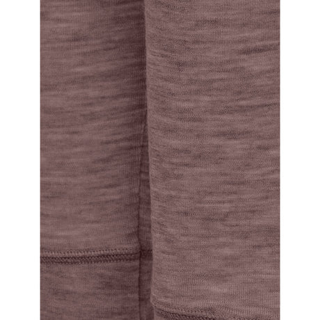 Hummel Twilight Mauve Jr Ull Rib Leggings