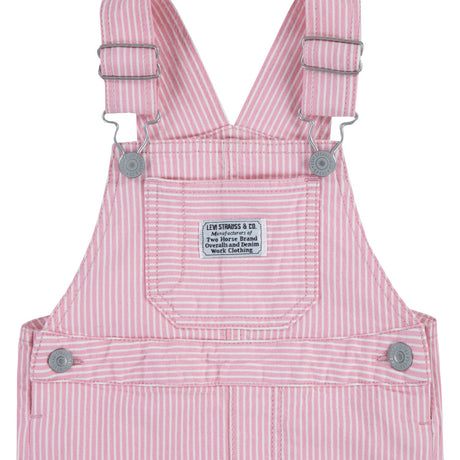 Levi's Bright White Railroad Stripe Overall