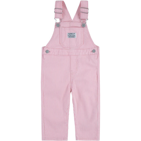 Levi's Bright White Railroad Stripe Overall