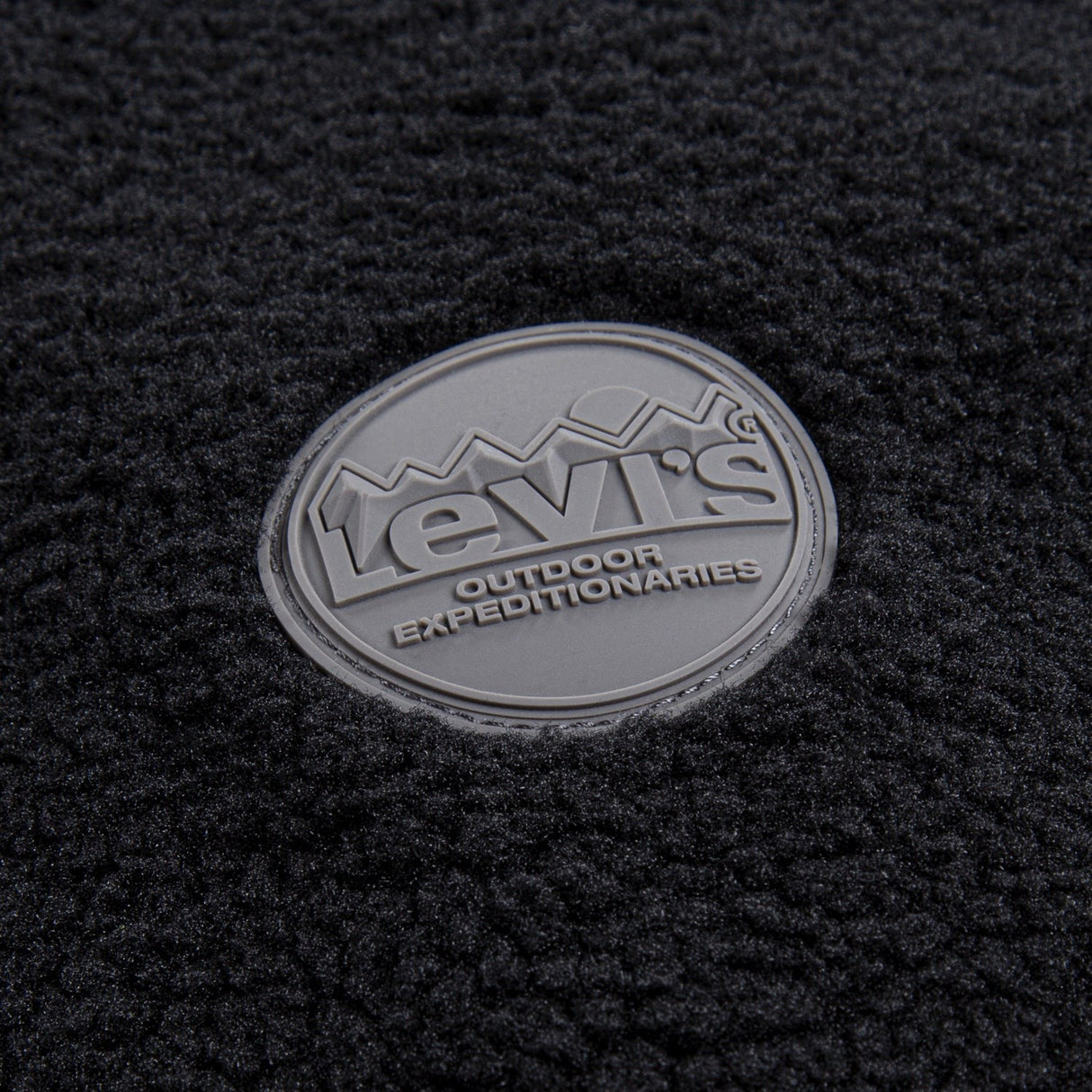 Levi's Jet Black Utility Sherpa Jakke