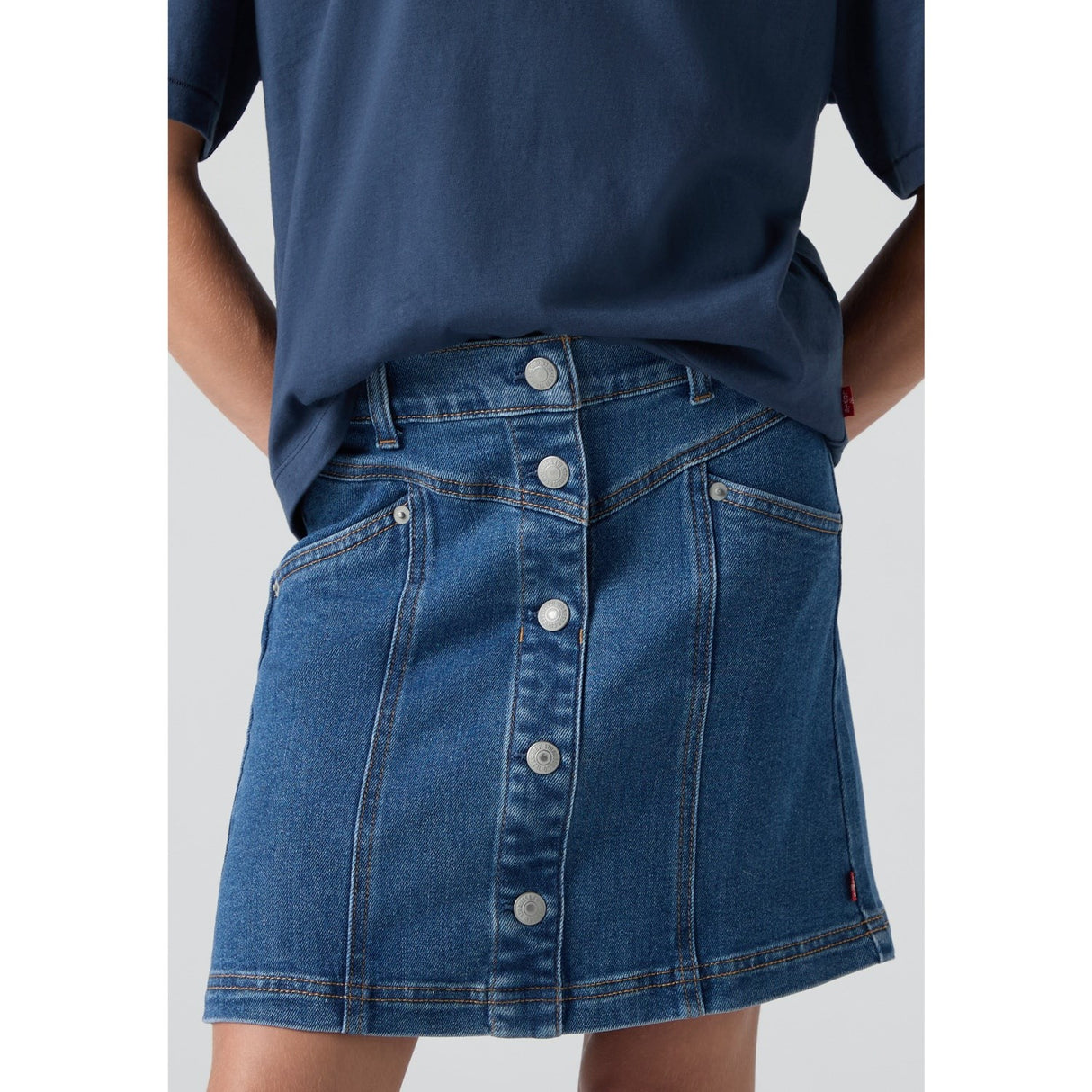 Levi's Rodeo Knap Front Skjørt