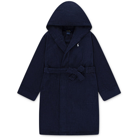 Polo Ralph Lauren Refined Navy Hooded Plys Terry Bathrob
