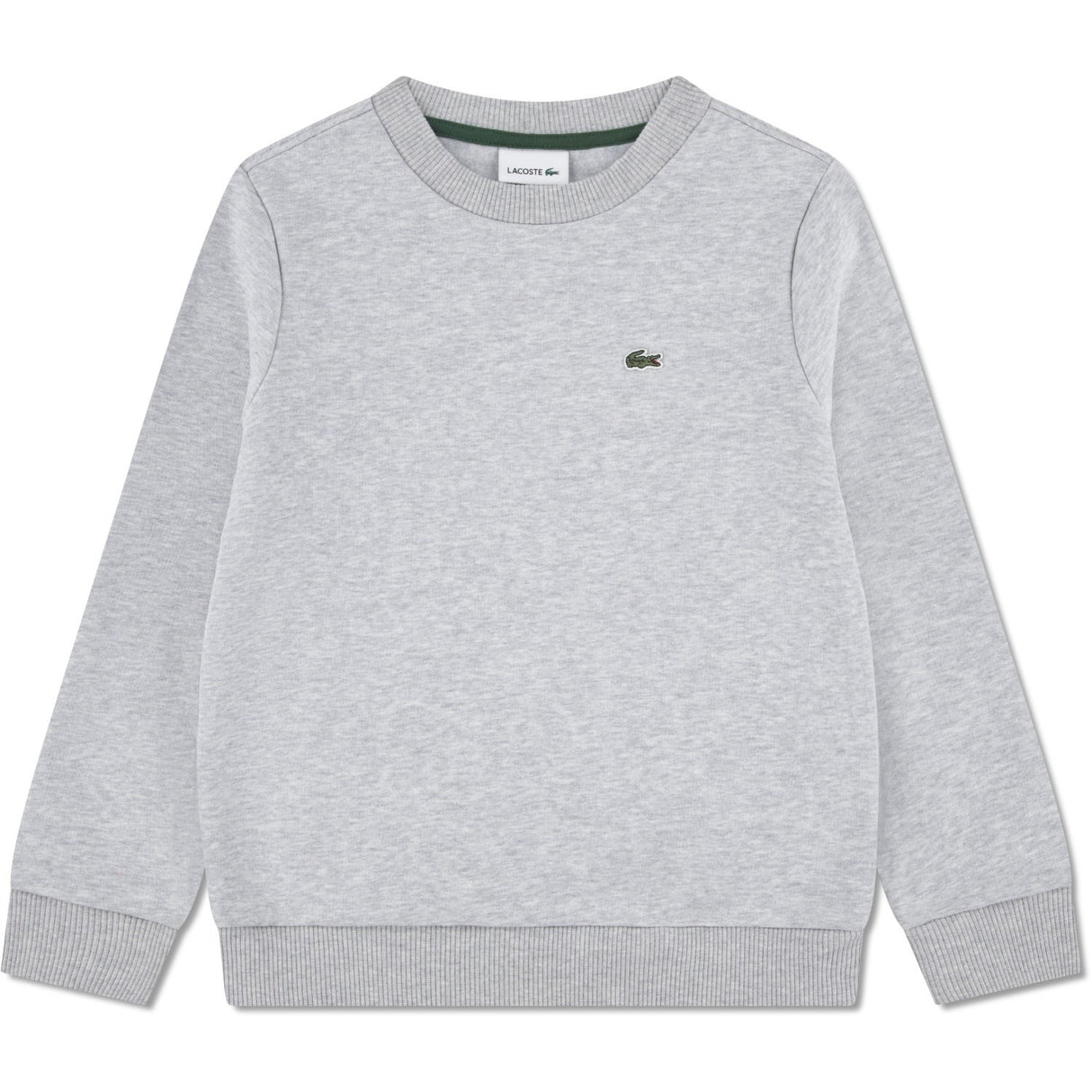 LACOSTE Argent Chine Heather Core Fleece Crew