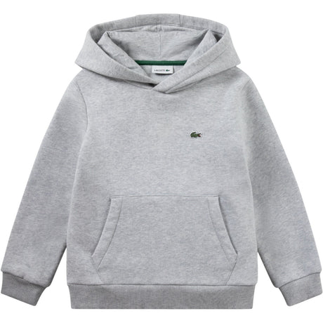 LACOSTE Argent Chine Heather Core Fleece Pullover Hettegenser