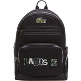LACOSTE Noir Lcan Varsity Rygsekk