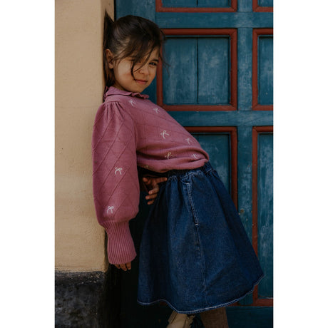 Fliink Dark Denim Blue Don Denim Skjørt