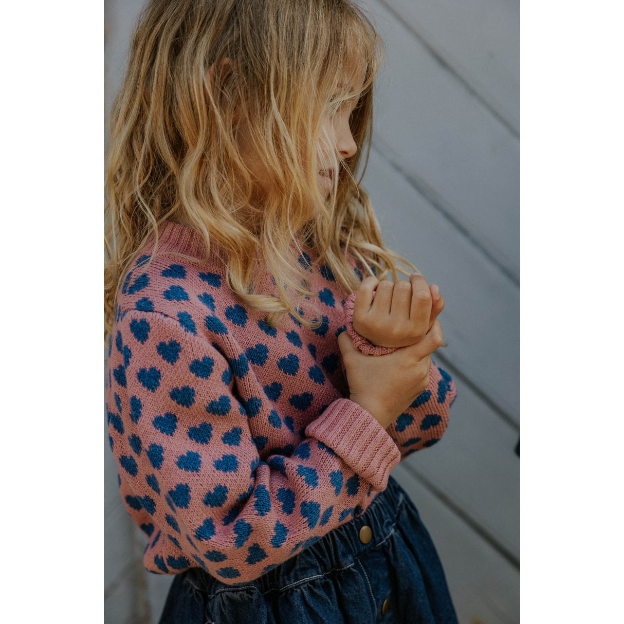 Fliink Dark Denim Blue Don Denim Skjørt