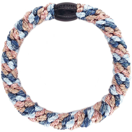 Bow's by Stær Braided Hairties Multi Light Blue/Rosa Metallic