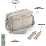 DonebyDeer Sand Vattert Barnevognstaske