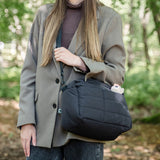 DonebyDeer Black Vattert Barnevognstaske