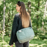 DonebyDeer Green Vattert Barnevognstaske